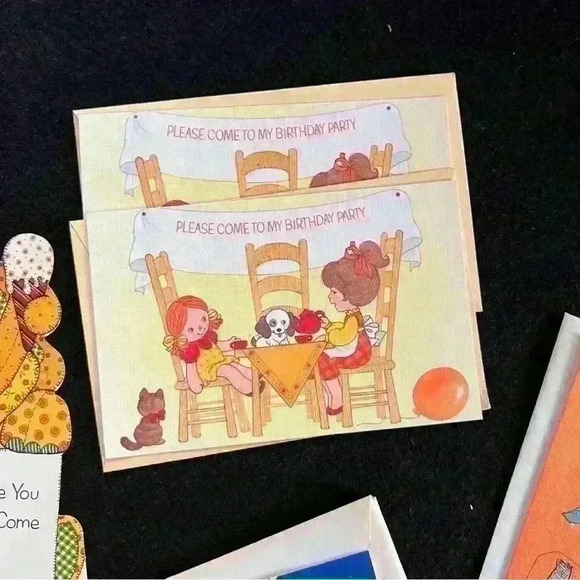 Vintage 70s/80s- Birthday Party Invitations Bundle- 4 designs - Picture 5 of 15